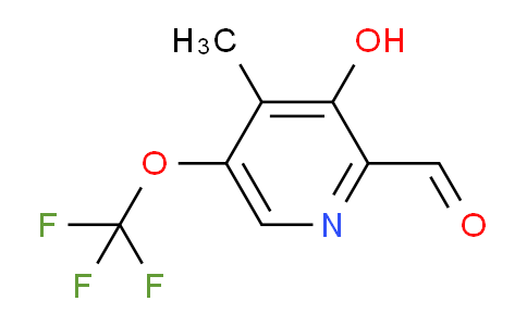 3-Hydroxy-4-methyl-5-(trifluoromethoxy)pyridine-2-carboxaldehyde