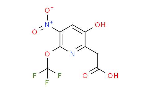 3-Hydroxy-5-nitro-6-(trifluoromethoxy)pyridine-2-acetic acid