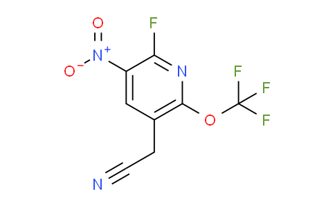 2-Fluoro-3-nitro-6-(trifluoromethoxy)pyridine-5-acetonitrile