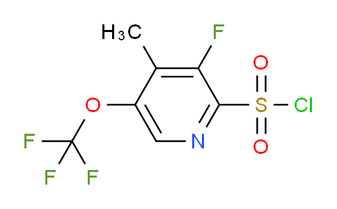 AM163002 | 1804786-08-0 | 3-Fluoro-4-methyl-5-(trifluoromethoxy)pyridine-2-sulfonyl chloride