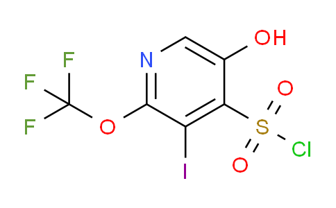 5-Hydroxy-3-iodo-2-(trifluoromethoxy)pyridine-4-sulfonyl chloride
