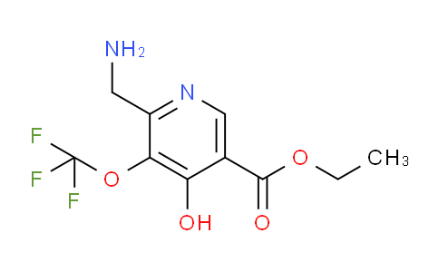 Ethyl 2-(aminomethyl)-4-hydroxy-3-(trifluoromethoxy)pyridine-5-carboxylate