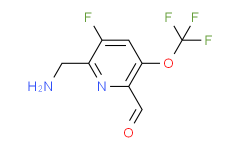 AM163032 | 1804315-43-2 | 2-(Aminomethyl)-3-fluoro-5-(trifluoromethoxy)pyridine-6-carboxaldehyde