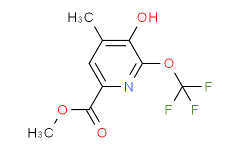 AM163067 | 1806738-49-7 | Methyl 3-hydroxy-4-methyl-2-(trifluoromethoxy)pyridine-6-carboxylate