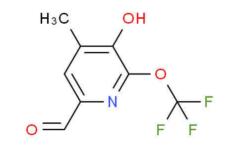 AM163087 | 1804318-87-3 | 3-Hydroxy-4-methyl-2-(trifluoromethoxy)pyridine-6-carboxaldehyde