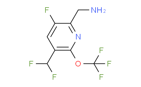 AM163106 | 1806733-66-3 | 2-(Aminomethyl)-5-(difluoromethyl)-3-fluoro-6-(trifluoromethoxy)pyridine