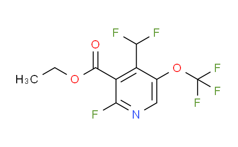 Ethyl 4-(difluoromethyl)-2-fluoro-5-(trifluoromethoxy)pyridine-3-carboxylate