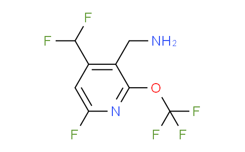 3-(Aminomethyl)-4-(difluoromethyl)-6-fluoro-2-(trifluoromethoxy)pyridine