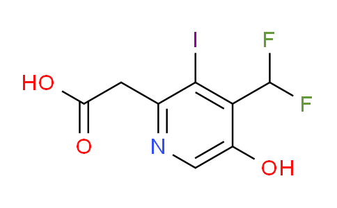 AM16313 | 1805537-14-7 | 4-(Difluoromethyl)-5-hydroxy-3-iodopyridine-2-acetic acid
