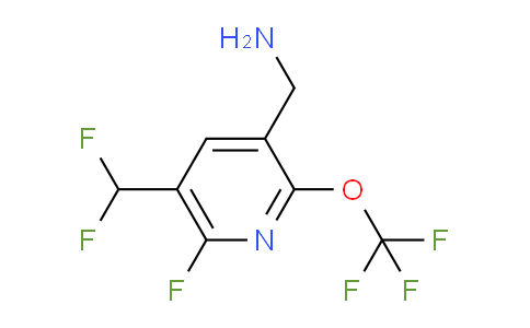 AM163133 | 1804754-66-2 | 3-(Aminomethyl)-5-(difluoromethyl)-6-fluoro-2-(trifluoromethoxy)pyridine