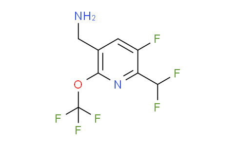 AM163140 | 1804749-69-6 | 5-(Aminomethyl)-2-(difluoromethyl)-3-fluoro-6-(trifluoromethoxy)pyridine