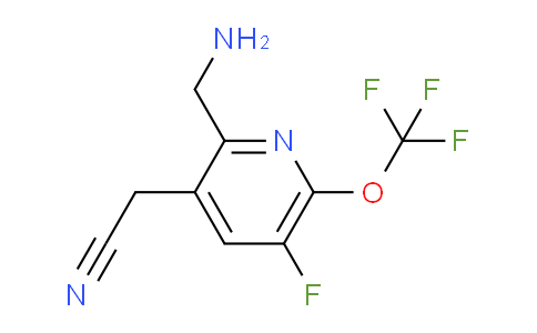 AM163142 | 1804755-80-3 | 2-(Aminomethyl)-5-fluoro-6-(trifluoromethoxy)pyridine-3-acetonitrile