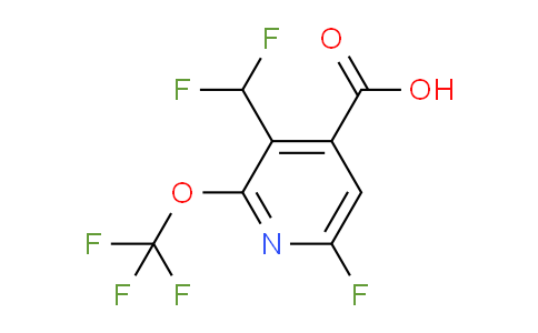 AM163158 | 1806738-16-8 | 3-(Difluoromethyl)-6-fluoro-2-(trifluoromethoxy)pyridine-4-carboxylic acid