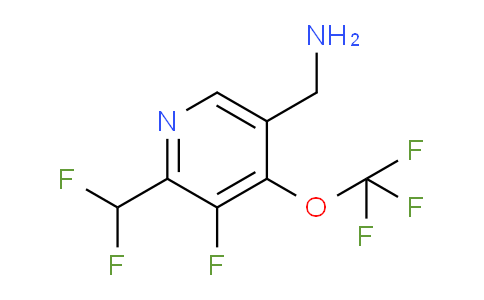5-(Aminomethyl)-2-(difluoromethyl)-3-fluoro-4-(trifluoromethoxy)pyridine