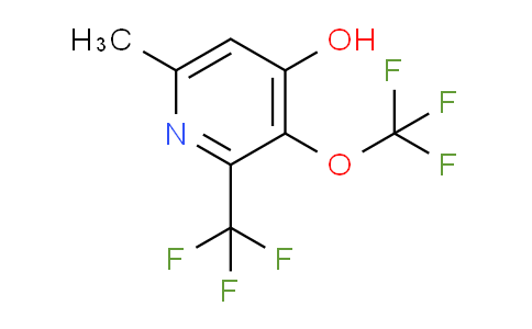 4-Hydroxy-6-methyl-3-(trifluoromethoxy)-2-(trifluoromethyl)pyridine
