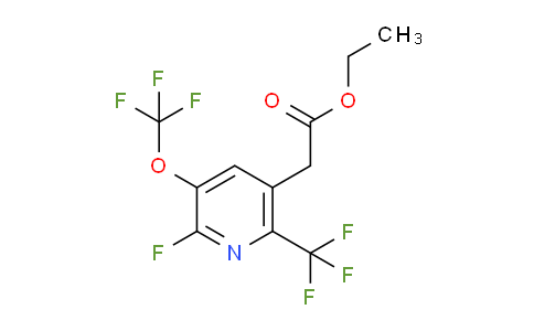 Ethyl 2-fluoro-3-(trifluoromethoxy)-6-(trifluoromethyl)pyridine-5-acetate