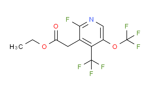 AM163265 | 1804622-28-3 | Ethyl 2-fluoro-5-(trifluoromethoxy)-4-(trifluoromethyl)pyridine-3-acetate