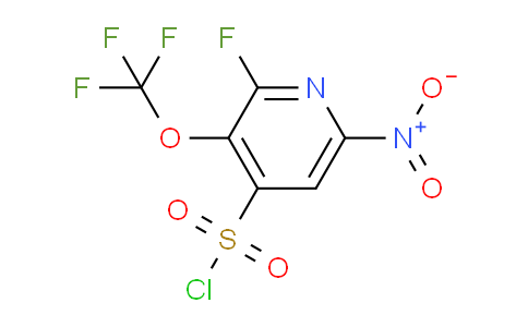 2-Fluoro-6-nitro-3-(trifluoromethoxy)pyridine-4-sulfonyl chloride