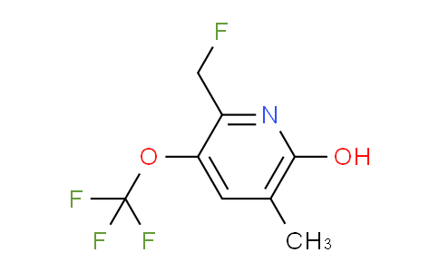 2-(Fluoromethyl)-6-hydroxy-5-methyl-3-(trifluoromethoxy)pyridine