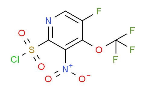 5-Fluoro-3-nitro-4-(trifluoromethoxy)pyridine-2-sulfonyl chloride