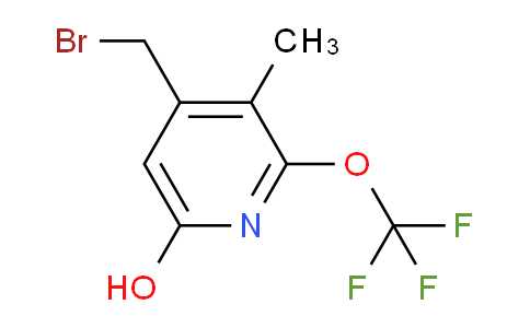 4-(Bromomethyl)-6-hydroxy-3-methyl-2-(trifluoromethoxy)pyridine