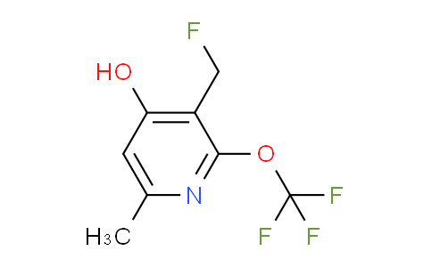 3-(Fluoromethyl)-4-hydroxy-6-methyl-2-(trifluoromethoxy)pyridine