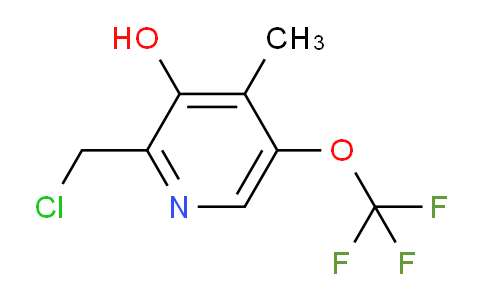 2-(Chloromethyl)-3-hydroxy-4-methyl-5-(trifluoromethoxy)pyridine