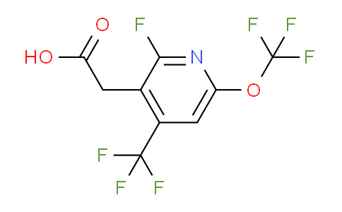 2-Fluoro-6-(trifluoromethoxy)-4-(trifluoromethyl)pyridine-3-acetic acid