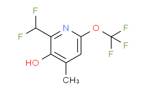 2-(Difluoromethyl)-3-hydroxy-4-methyl-6-(trifluoromethoxy)pyridine