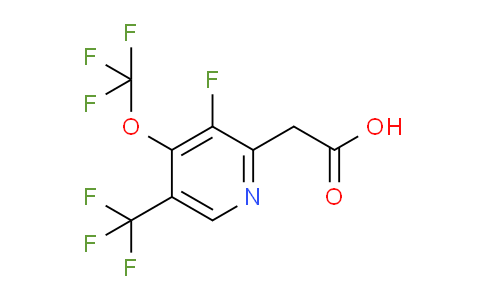 3-Fluoro-4-(trifluoromethoxy)-5-(trifluoromethyl)pyridine-2-acetic acid