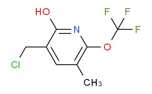 AM163316 | 1806237-33-1 | 3-(Chloromethyl)-2-hydroxy-5-methyl-6-(trifluoromethoxy)pyridine