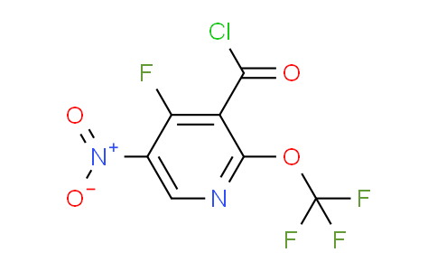 4-Fluoro-5-nitro-2-(trifluoromethoxy)pyridine-3-carbonyl chloride