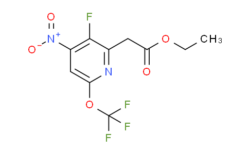 Ethyl 3-fluoro-4-nitro-6-(trifluoromethoxy)pyridine-2-acetate