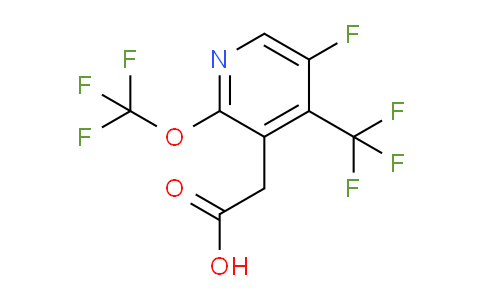 5-Fluoro-2-(trifluoromethoxy)-4-(trifluoromethyl)pyridine-3-acetic acid