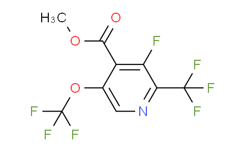 AM163349 | 1806722-29-1 | Methyl 3-fluoro-5-(trifluoromethoxy)-2-(trifluoromethyl)pyridine-4-carboxylate
