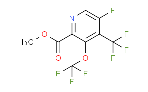 Methyl 5-fluoro-3-(trifluoromethoxy)-4-(trifluoromethyl)pyridine-2-carboxylate