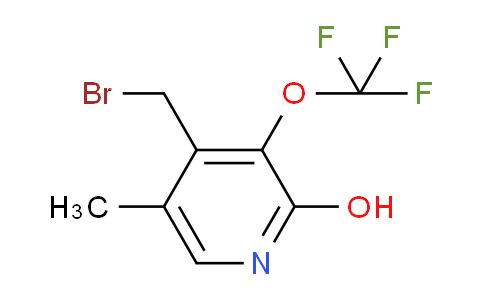 4-(Bromomethyl)-2-hydroxy-5-methyl-3-(trifluoromethoxy)pyridine