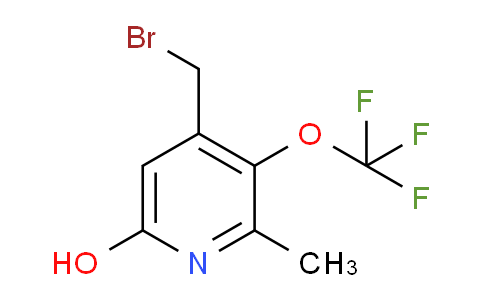 4-(Bromomethyl)-6-hydroxy-2-methyl-3-(trifluoromethoxy)pyridine