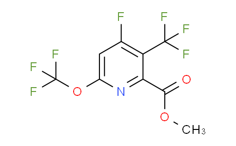 AM163358 | 1803667-57-3 | Methyl 4-fluoro-6-(trifluoromethoxy)-3-(trifluoromethyl)pyridine-2-carboxylate
