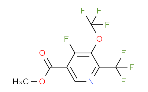 AM163362 | 1804620-97-0 | Methyl 4-fluoro-3-(trifluoromethoxy)-2-(trifluoromethyl)pyridine-5-carboxylate