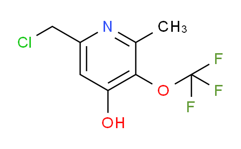 6-(Chloromethyl)-4-hydroxy-2-methyl-3-(trifluoromethoxy)pyridine