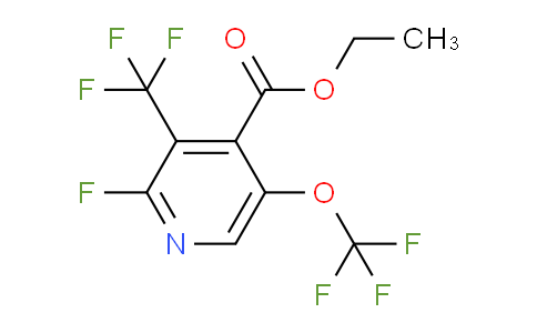 AM163373 | 1806722-63-3 | Ethyl 2-fluoro-5-(trifluoromethoxy)-3-(trifluoromethyl)pyridine-4-carboxylate