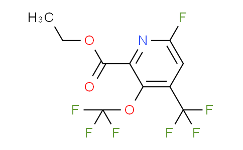 AM163375 | 1806722-67-7 | Ethyl 6-fluoro-3-(trifluoromethoxy)-4-(trifluoromethyl)pyridine-2-carboxylate