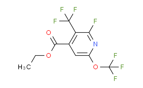 Ethyl 2-fluoro-6-(trifluoromethoxy)-3-(trifluoromethyl)pyridine-4-carboxylate