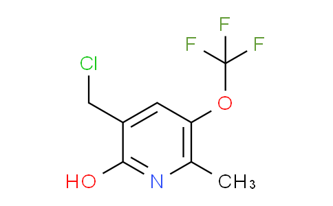 3-(Chloromethyl)-2-hydroxy-6-methyl-5-(trifluoromethoxy)pyridine