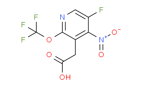 AM163393 | 1804646-87-4 | 5-Fluoro-4-nitro-2-(trifluoromethoxy)pyridine-3-acetic acid