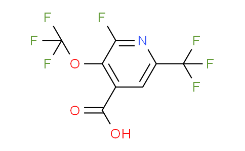 2-Fluoro-3-(trifluoromethoxy)-6-(trifluoromethyl)pyridine-4-carboxylic acid