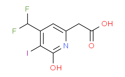 AM16341 | 1805596-88-6 | 4-(Difluoromethyl)-2-hydroxy-3-iodopyridine-6-acetic acid