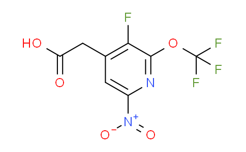 AM163413 | 1804316-35-5 | 3-Fluoro-6-nitro-2-(trifluoromethoxy)pyridine-4-acetic acid