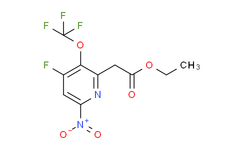 Ethyl 4-fluoro-6-nitro-3-(trifluoromethoxy)pyridine-2-acetate